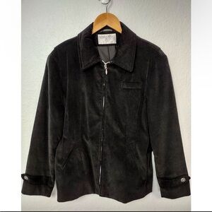 Vintage‎ International Scene Women’s Zip-up Corduroy Blazer Jacket Size 14